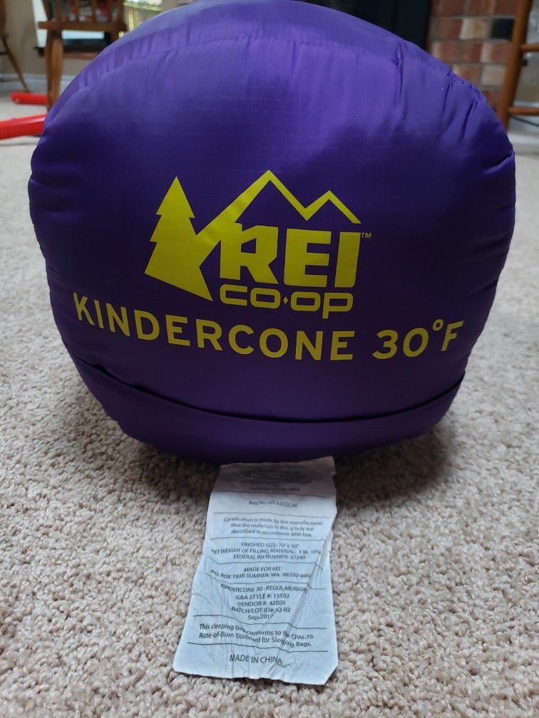 Kids REI Kindercone 30 Sleeping Bag