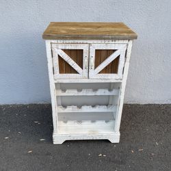 Farmhouse Style Wine Bottle Rack