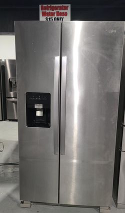 Whirlpool Side-by-Side Stainless Steel Fridge
