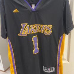 Lakers Men’s Lakers Russell Jersey #1 Suze Small 