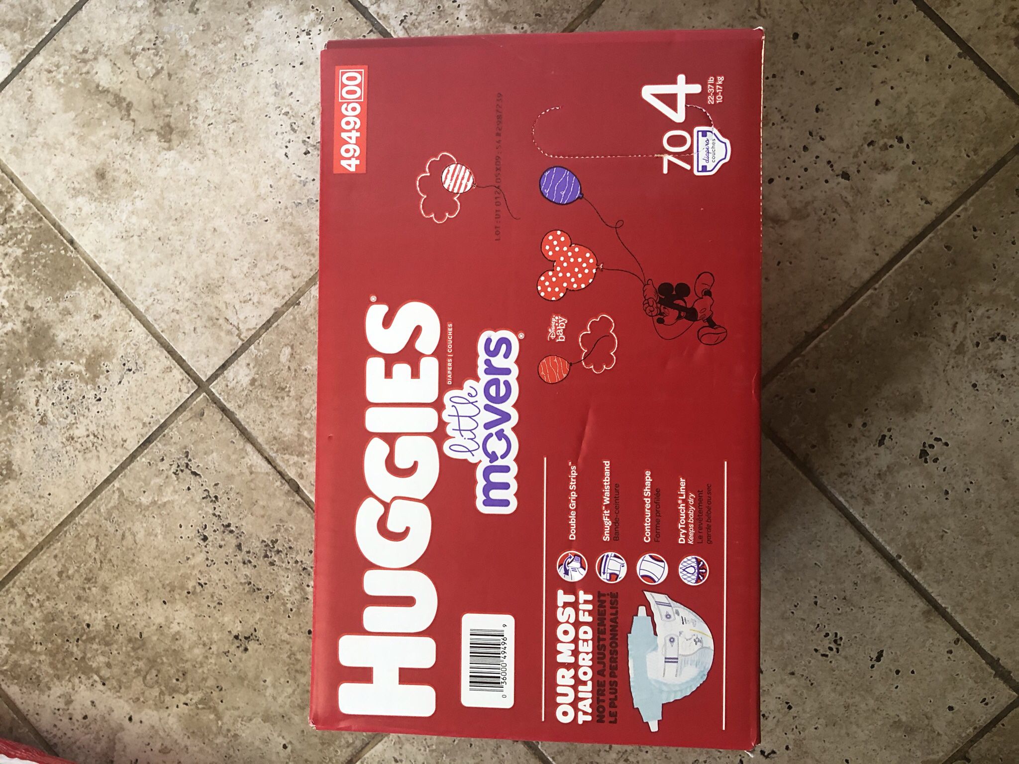 HUGGIES SIZE LITTLE MOVERS