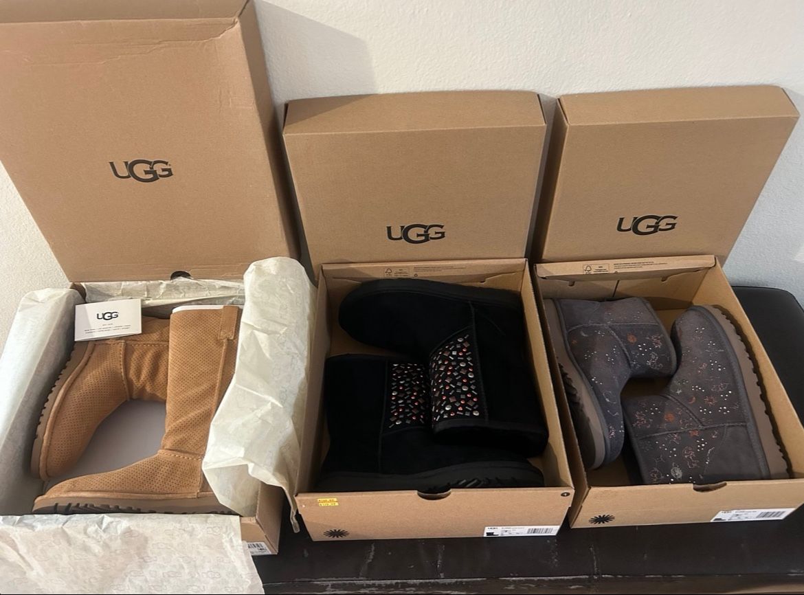 UGG Boots Bundle – Size 7 (3 Pairs!) Great Deal!