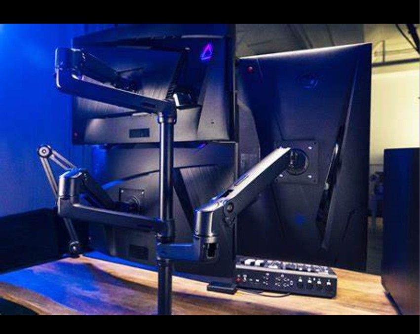 Ergotron Dual Monitor Stand And Brackets