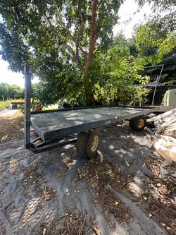 Flatbed Nursery Utility Trailer