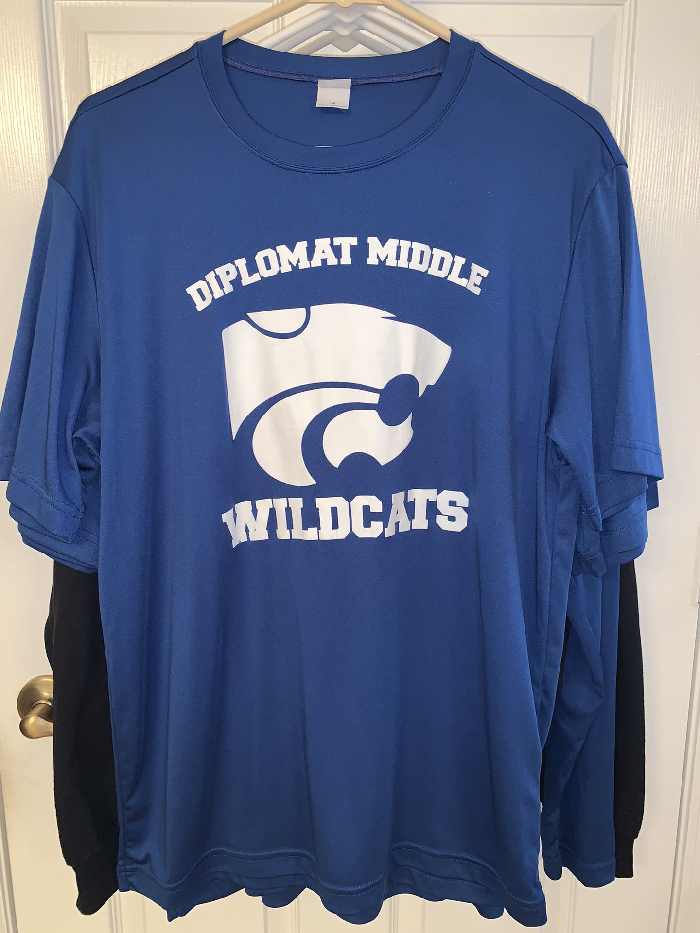 Diplomat Middle School Zipper Sweatshirt- Short sleeve $10.00 & Long Sleeve  $15.00 