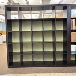 Black IKEA KALLAX Book Case
