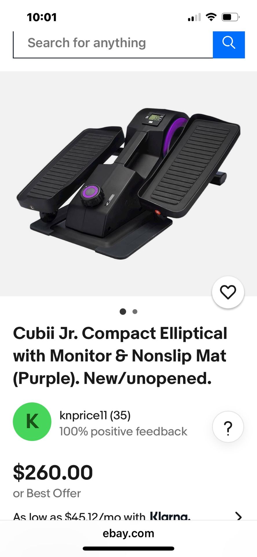 Cubii Elliptical