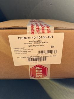 POKEMON SEALED CASE OF 10 PHANTASMAL FLAMES ETB’s 