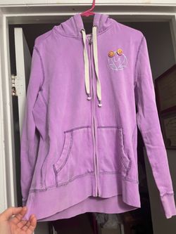 Zip-Up Hoodie with LA Emblem
