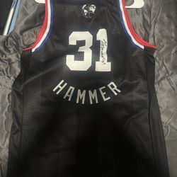 Signed Hammer Globetrotters Jersey