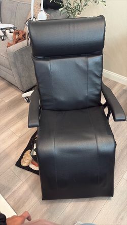 Black recliner chair