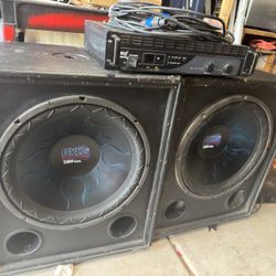 Subwoofers And Amp