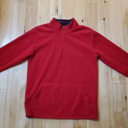 The Children's Place Boys Red Fleece 1/4 Zip Up (16)