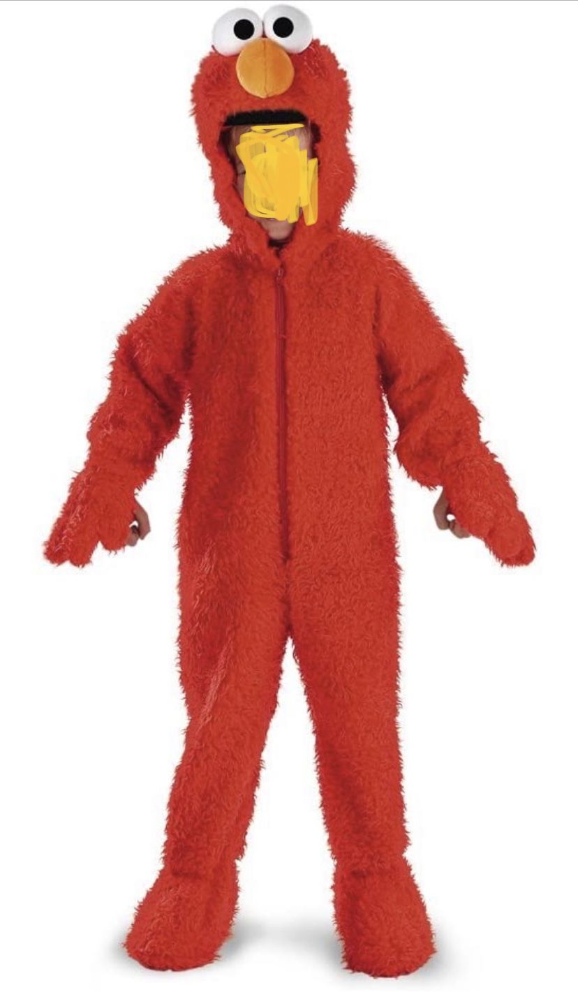 Elmo Halloween Costume Size 2T/3T
