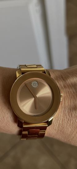 Movado Watch Rose Gold