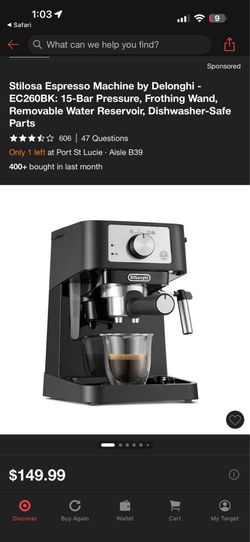 De'Longhi Stilosa Espresso Machine