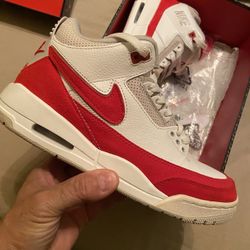 Nike Air Jordan 3 Retro Tinker White/University Red Men’s Size 8.5