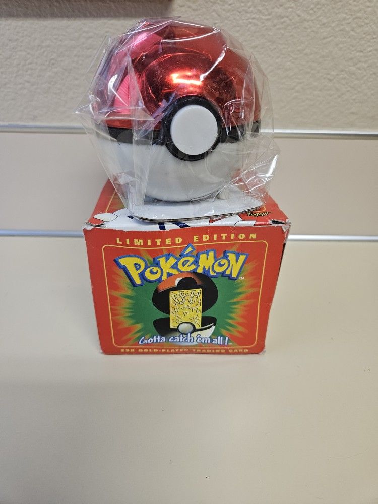 Unopened Togepi Burger King Pokeball, Gold Plated Togepi UNOPENED