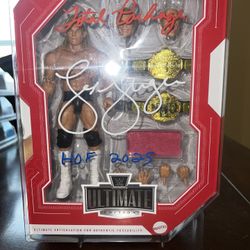 SIGNED Lex Luger Figure
