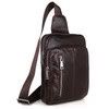 Top Grain Genuine Leather Men Chest Bags Leisure Chest Pack Men Crossbody Messenger Bags 7215