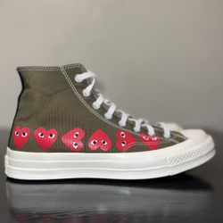 Converse x PLAY Comme des Garçons Chuck 70 Multi Heart  Size 9