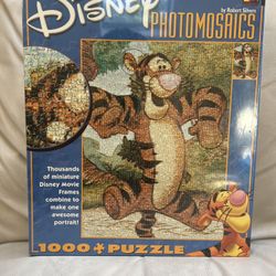 *NEW & SEALED* Disney Photomosaics 1000+ Pcs Puzzle Winnie The Pooh Tigger