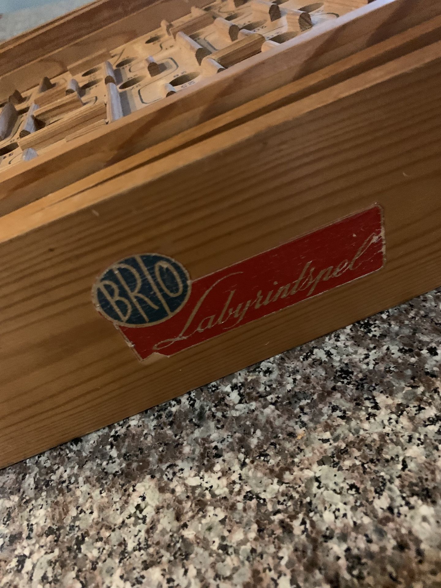 Vintage Puzzle 1950’s Brio Labyrinth Wooden Game