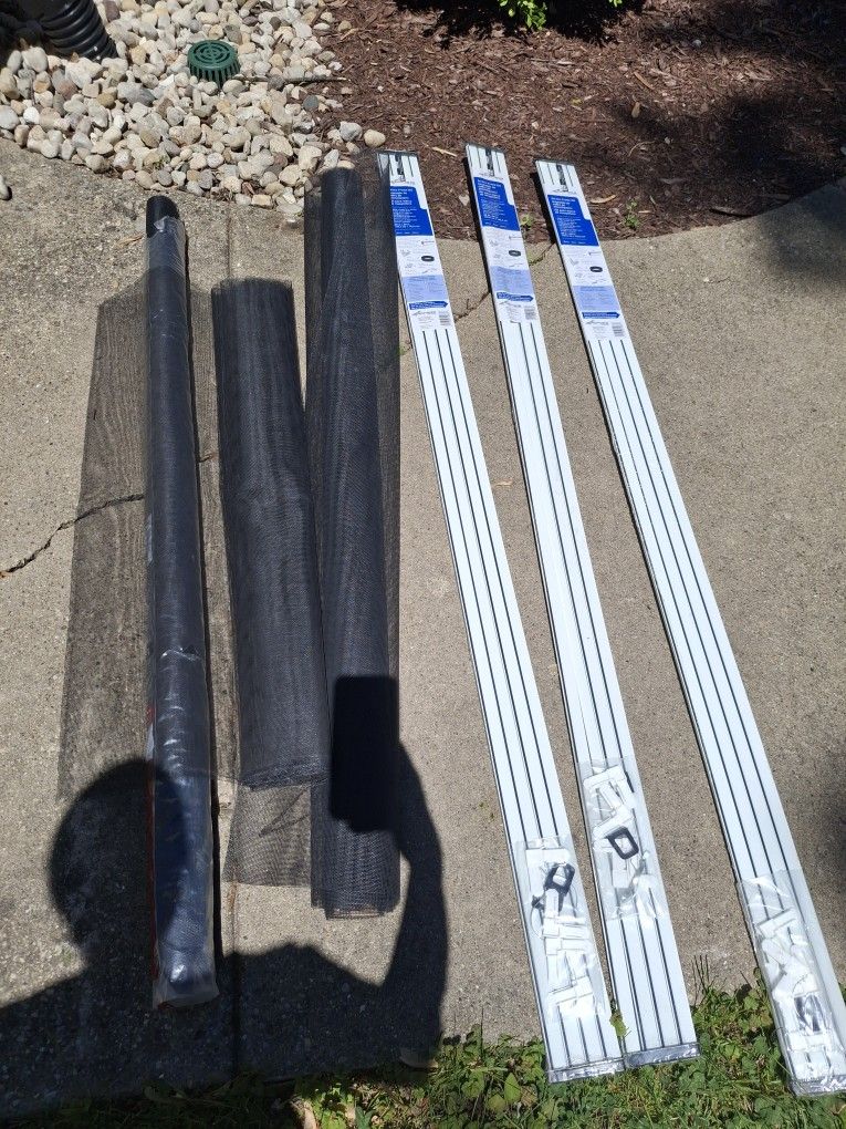 Screen Frame Kits & Rolls Of Screen