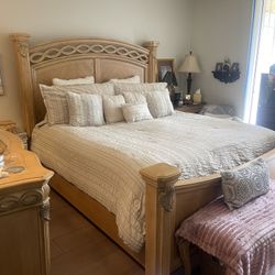  Bedroom Set California King Solid Wood, One Night Stand Not In Pictures, But I Do Have