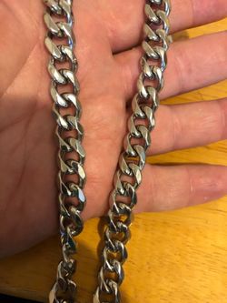 New silver chain