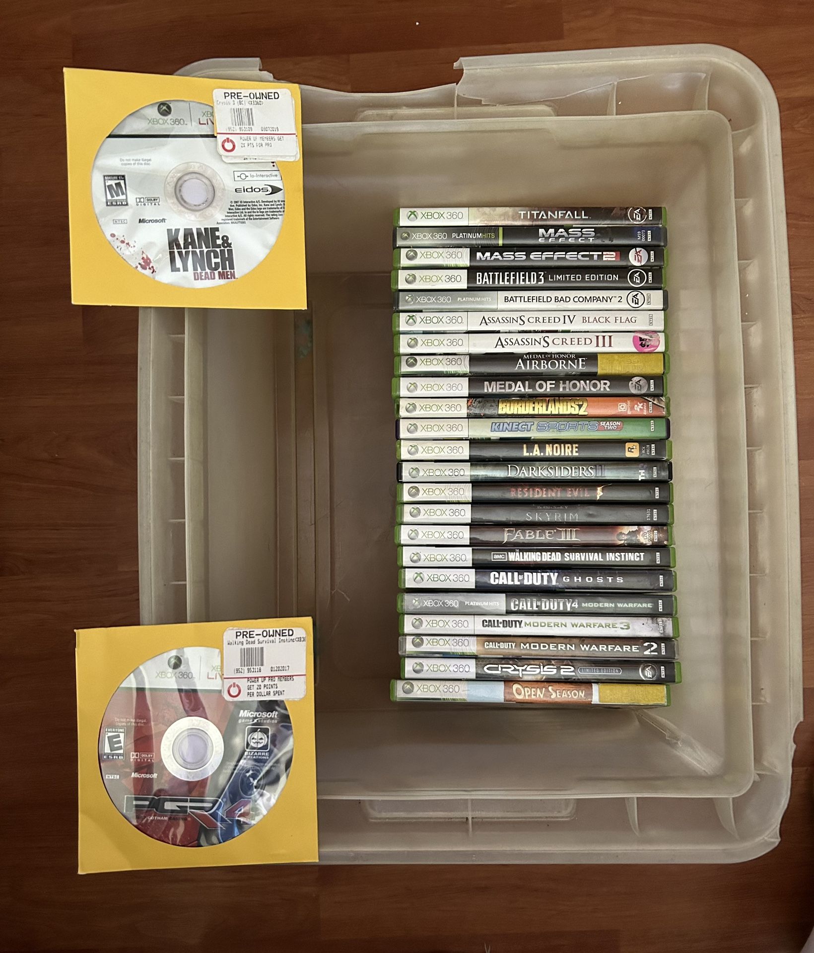$5 Xbox 360 Games(Tested/Working)