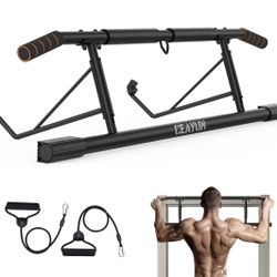 CEAYUN Pull up Bar for Doorway, Portable Pullup Chin up Bar Home, No Screws Multifunctional Dip bar Fitness, Door Exercise Equipment Body Gym System T