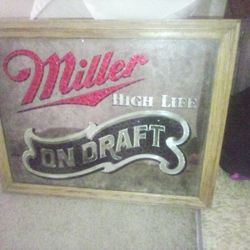 Miller High Life Mirror 