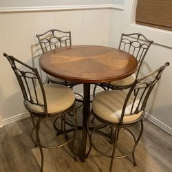 Table And Chair Set-Bar Height 
