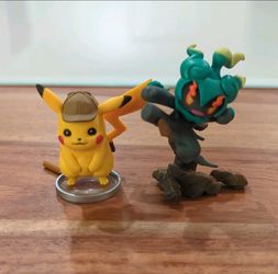 Detective Pikachu & Marshadow Pokemon Figures Set
