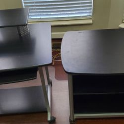 Computer Desk Cart And Printer Stand