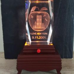 9/11 Commemorative Crystal