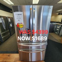 23 Cu. Ft. Smart Wifi Enabled Counter Depth Max French Door 