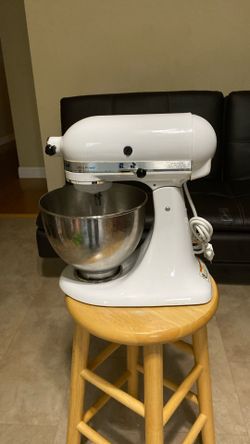 KitchenAid Ultra Power KSM90WH Tilt-Head Stand Mixer W Bowl EXC 300W