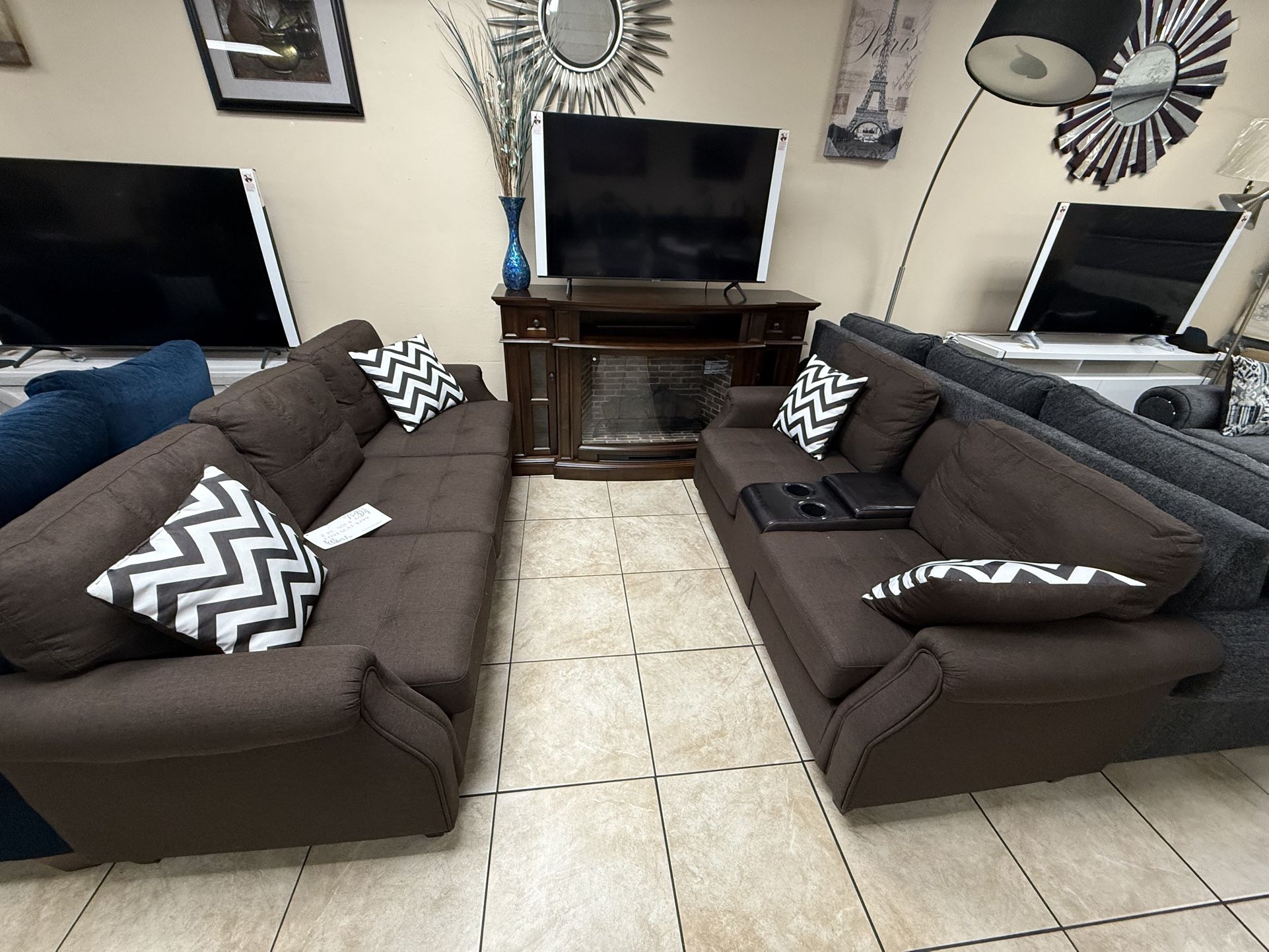 2 Pc Sofa And Loveseat MOVING SALE EVERYTHING MUST GO