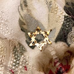 Star Of David Pendant 14k Gold 