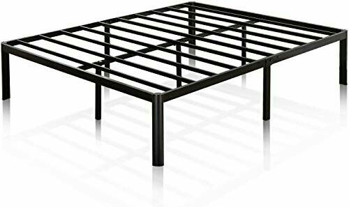 New! Queen Zinus 14 Inch Classic Metal Platform Bed Frame with Steel Slat Support / Mattress Foundation