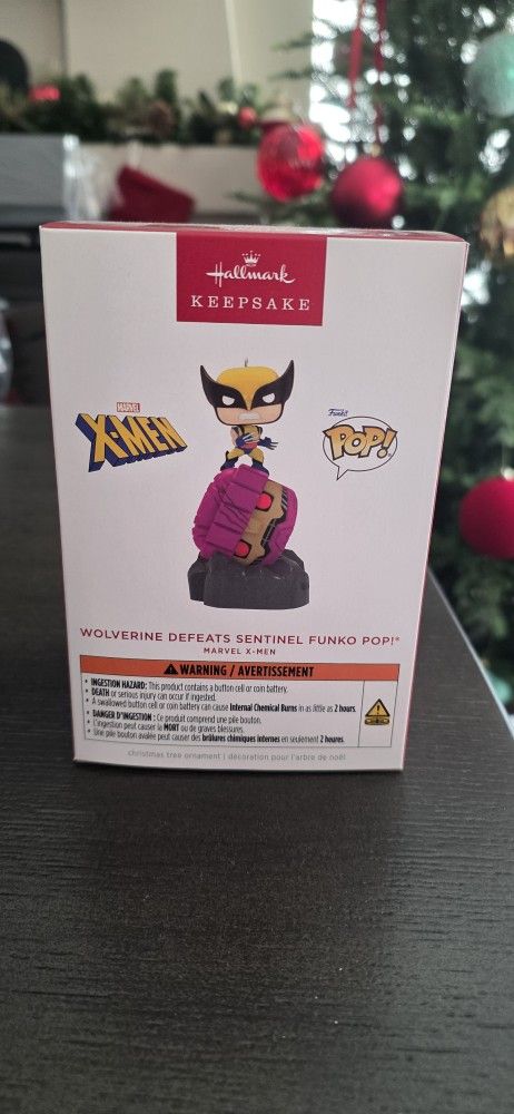 Hallmark Tie Avenger and Wolverine Ornaments