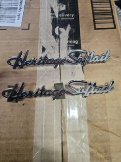 Harley Davidson Heritage Softail Fender Emblems
