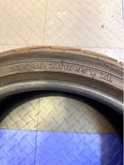 One Forceum 235/40/18 tire