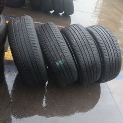 Used BRIDGESTONE P245/55R19 set of 4 tires