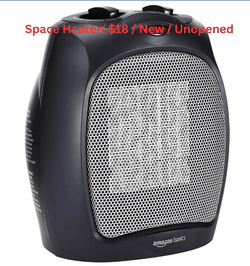 🔥 BRAND NEW Amazon Space Heater - Sealed/ Never Opened - $18 OBO 🔥