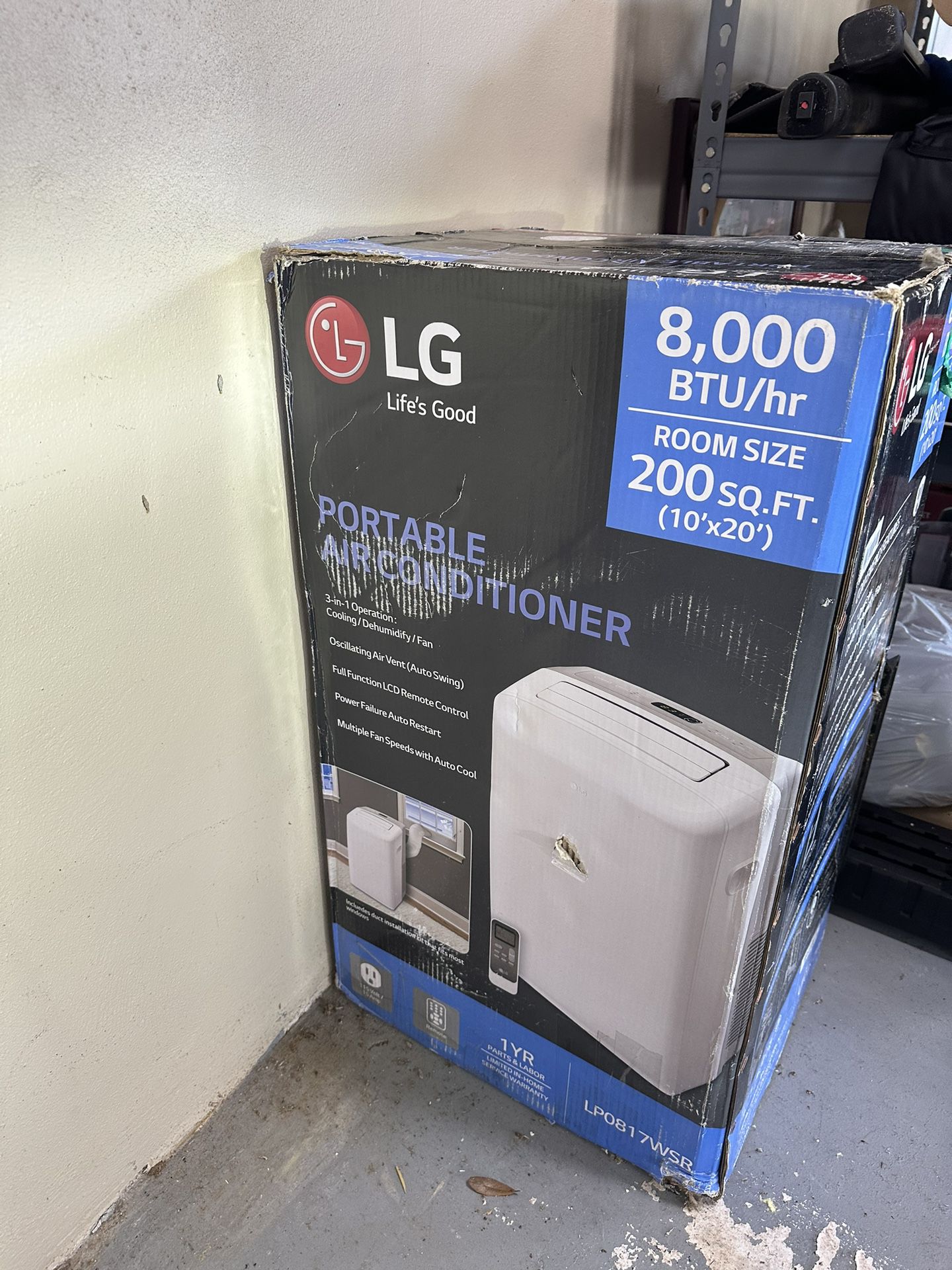 Brand New LG AC Unit.  Never Used Still In Box