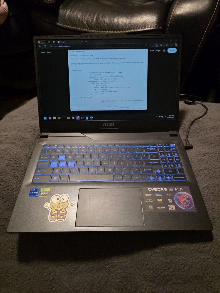 Gaming Laptop | MSI Cyborg 15 A13V Gaming