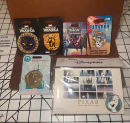 Disney Pin Lot 6 Pins Marvel Wakanda Pixar Soul Summer 2022 Limited Edition